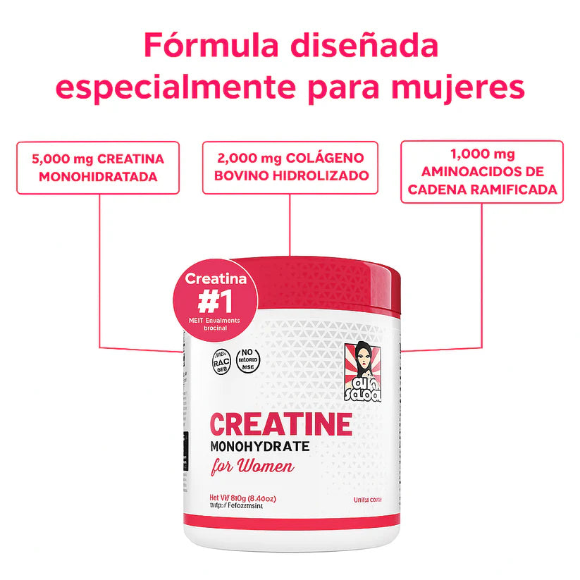 CREATINA PARA MUJERES CON COLAGENO Y AMINOACIDOS